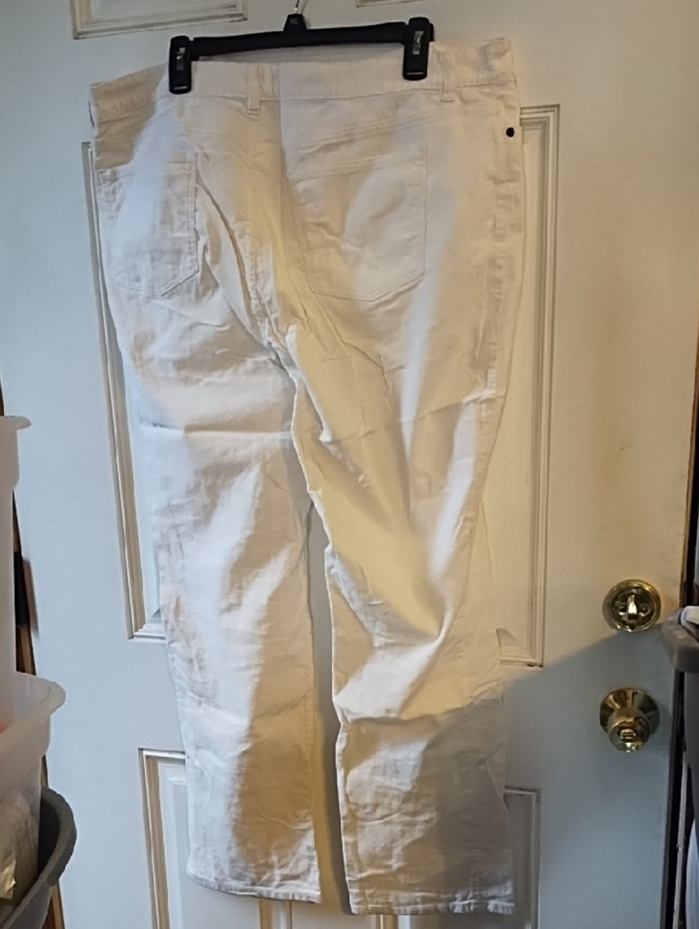 Talbots Winter White Corduroys - Picture 3 of 3
